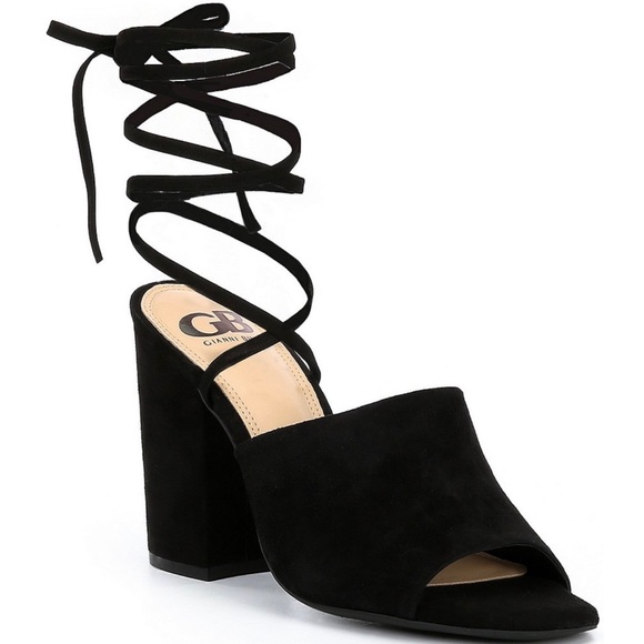 GB girls Shoes - Kat-Kall Ankle Wrap Block Heel Mules